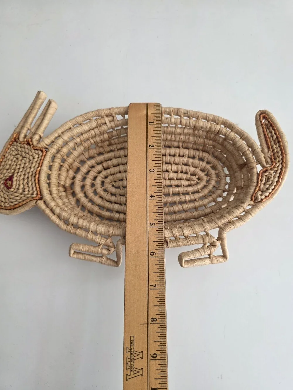 Vintage Animal Armadillo Basket